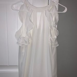 Francesca’s white dress